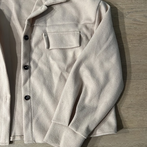 Cream Colored Shacket - Picture 3 of 6